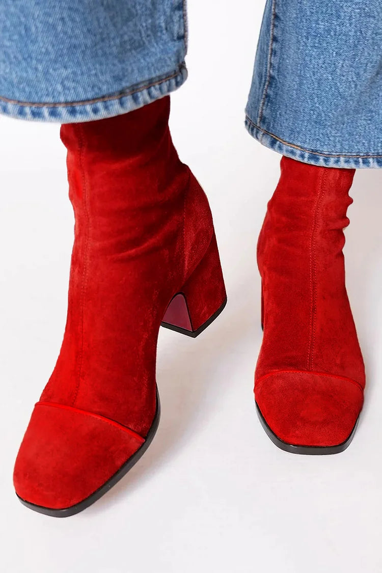 Élise™ - Bold Coloured Ankle Boots