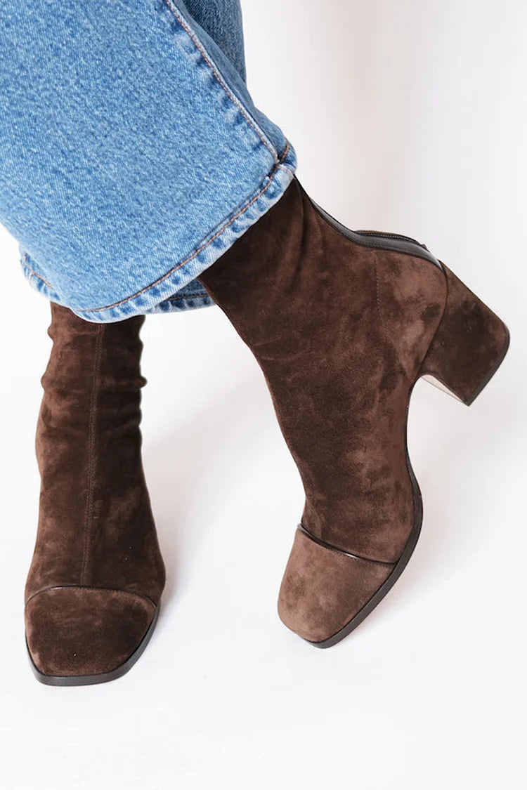 Élise™ - Suede Elegance Ankle Boots