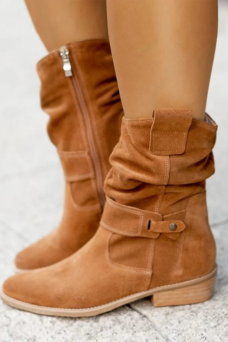 Élise™ - Soft Suede Ankle Boots