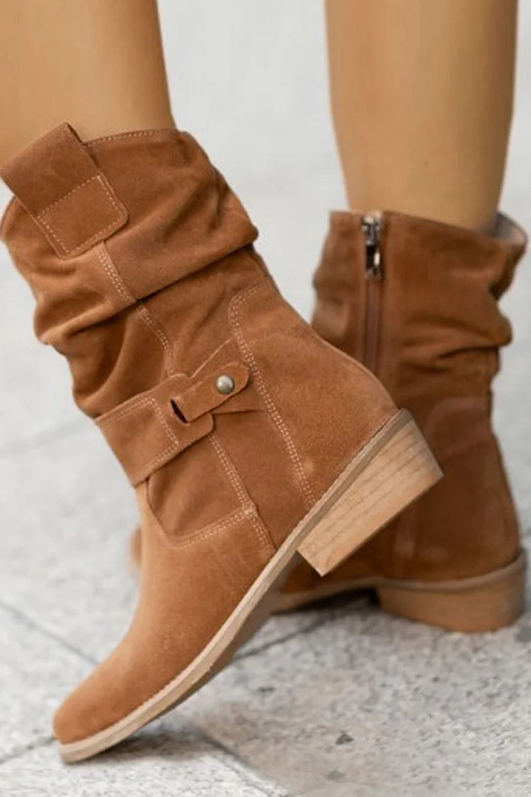 Élise™ - Soft Suede Ankle Boots