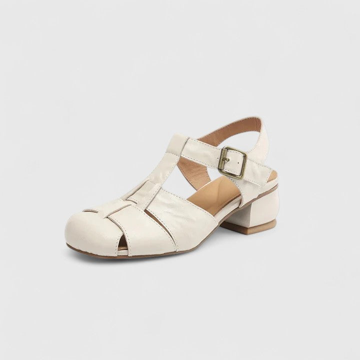 Élise™ - Elegant Leather Sandals