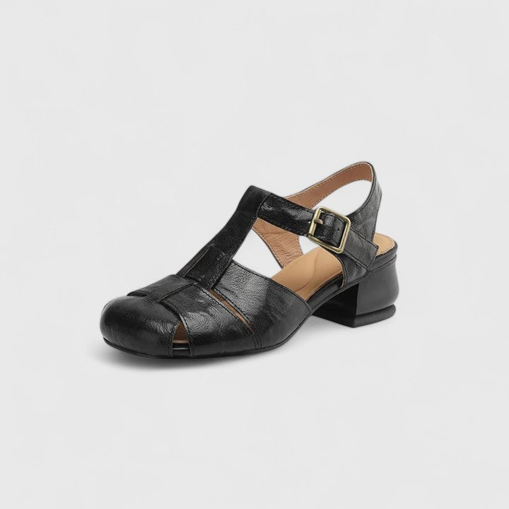 Élise™ - Elegant Leather Sandals