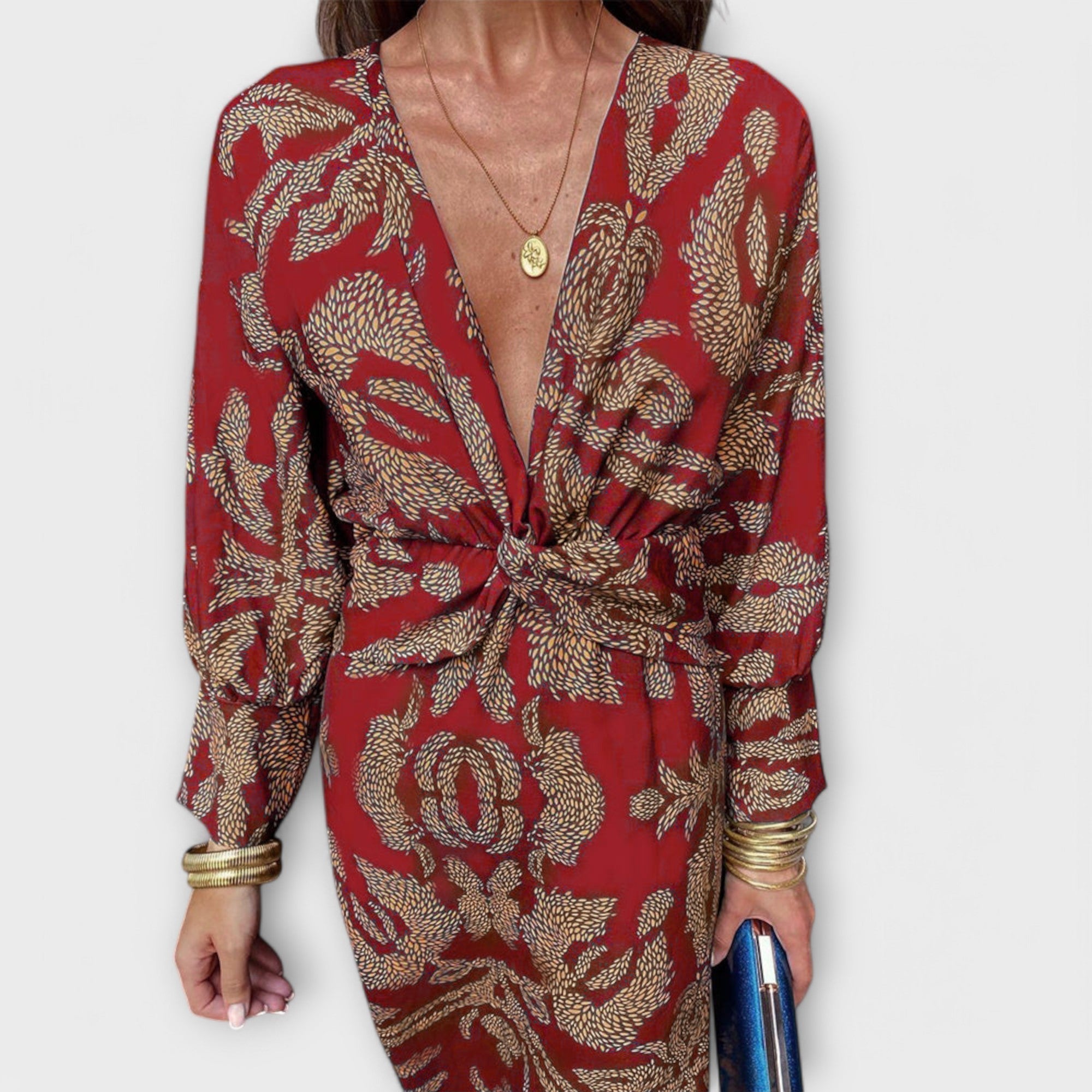 Élise™ - Elegant Long Sleeve Dress