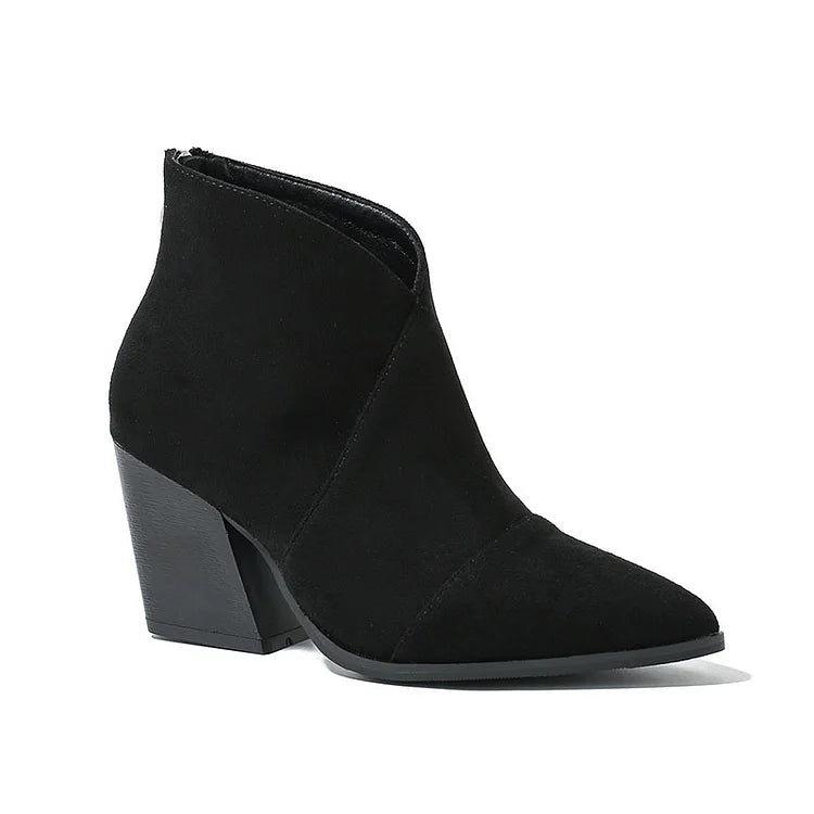 Élise™ - Chic Suede Ankle Boots