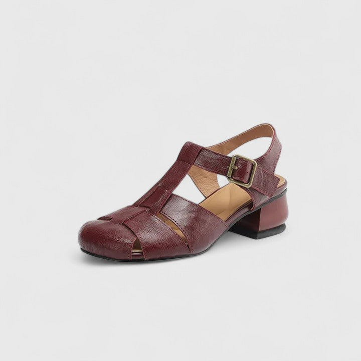 Élise™ - Elegant Leather Sandals