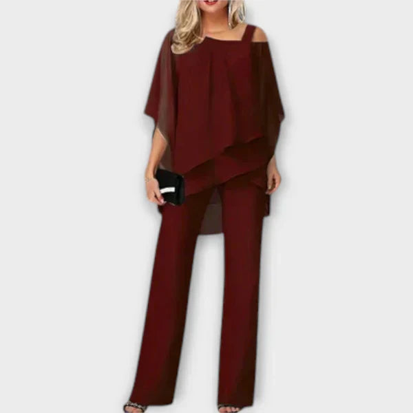 Élise™ Chiffon Evening Set