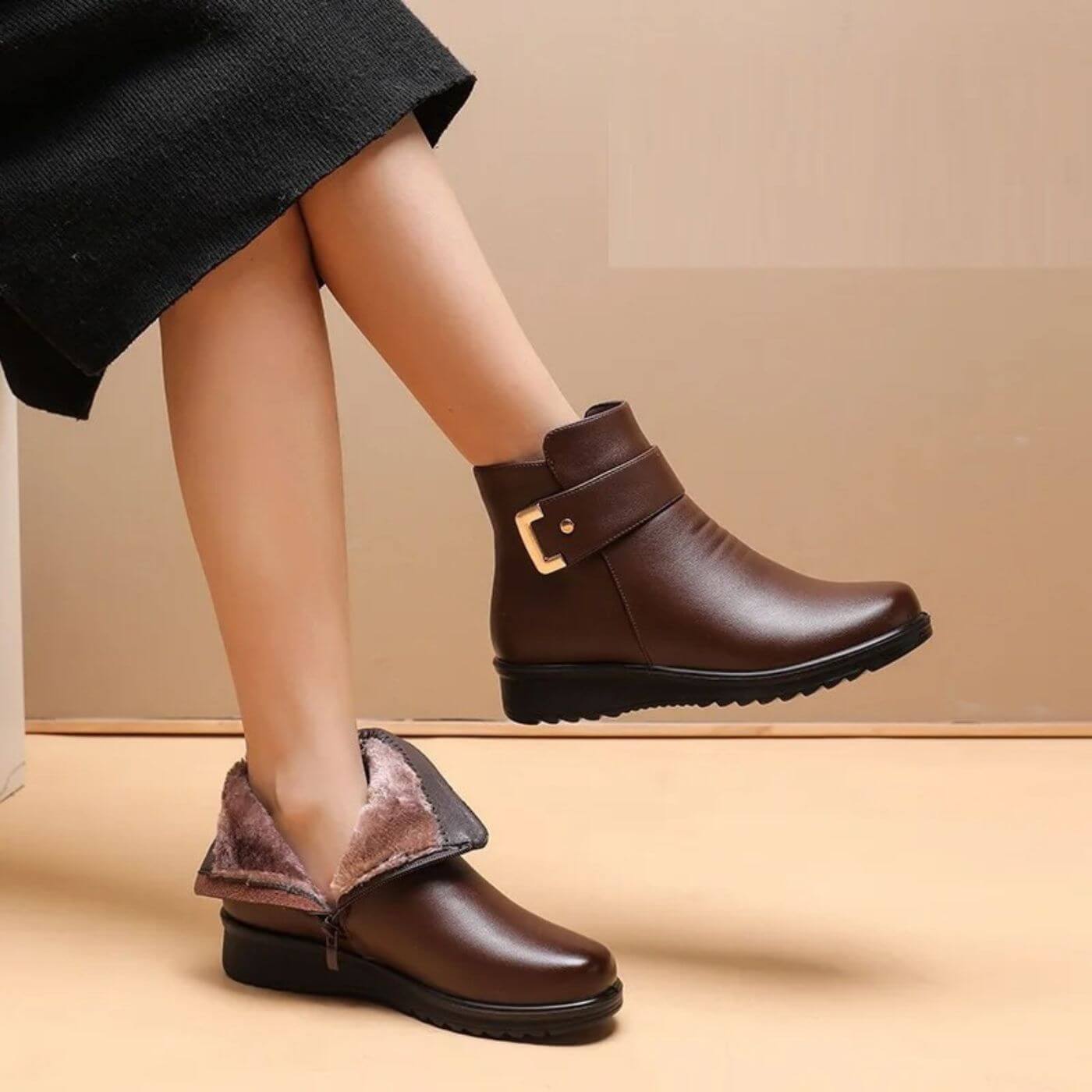 Élise™ - Anti-slip Winter Boots with Lined Interior