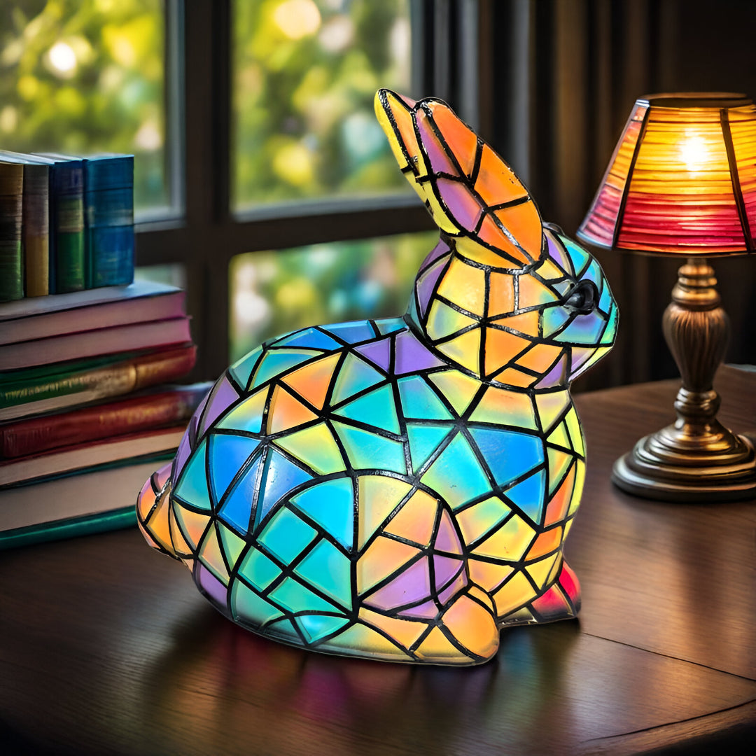 Élise™ | Colourful Bunny Lamp