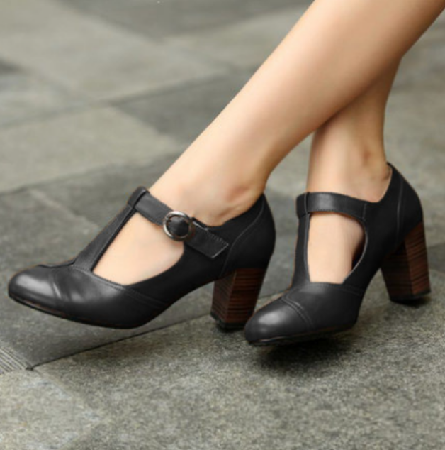 Élise™ - Elegant Strap Shoe