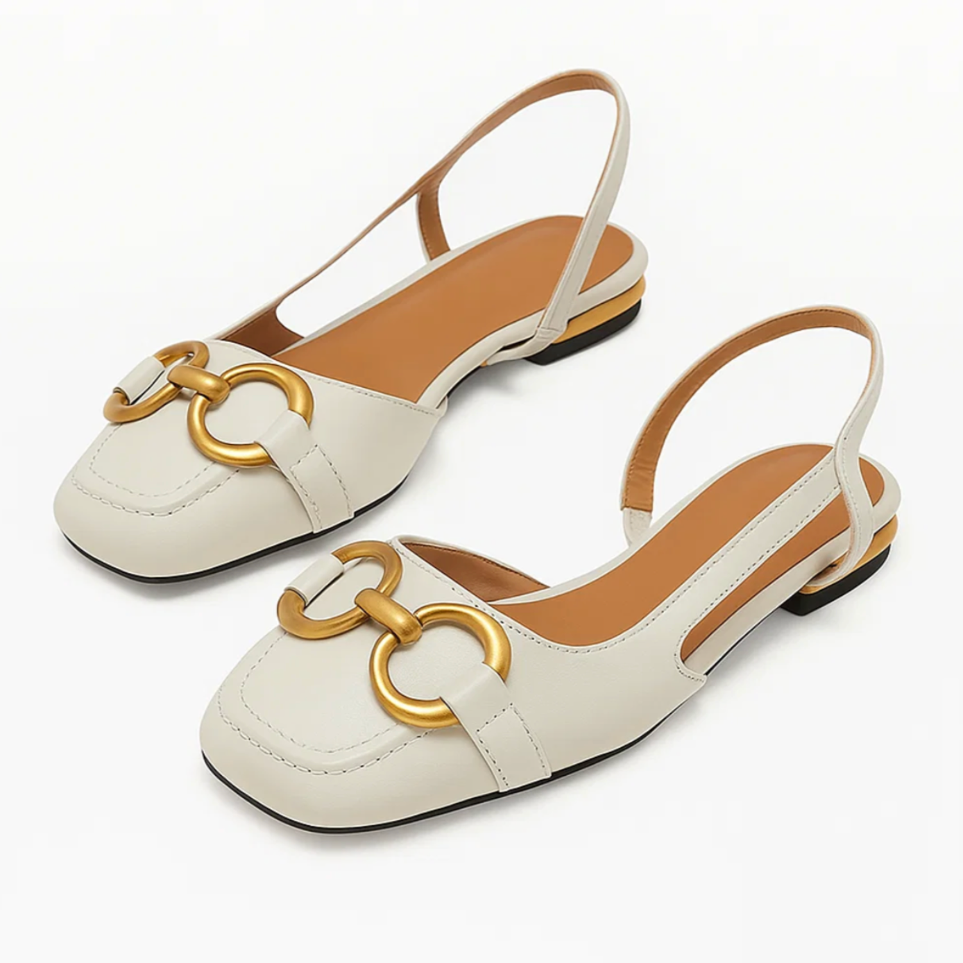 Élise™ - Slingback Flat Shoes