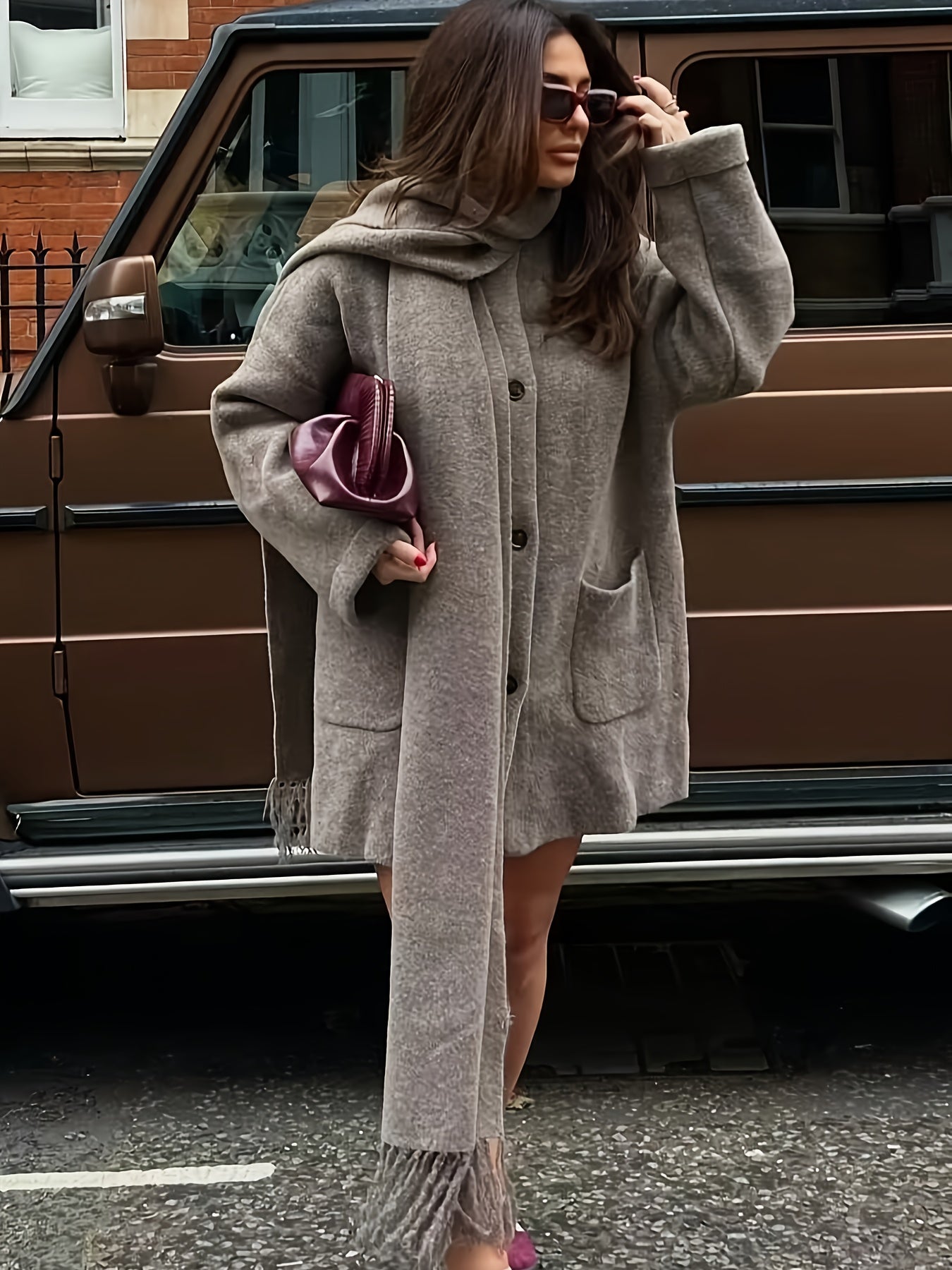 Élise™ | Amara Wool Coat & Scarf