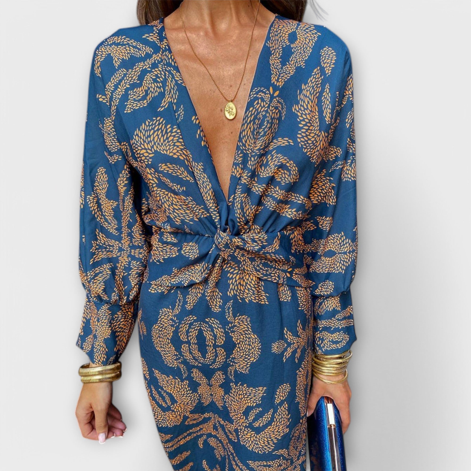 Élise™ - Elegant Long Sleeve Dress