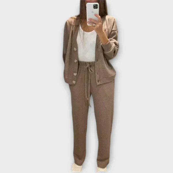 Élise™ Long Sleeve Blouse and Trousers Set
