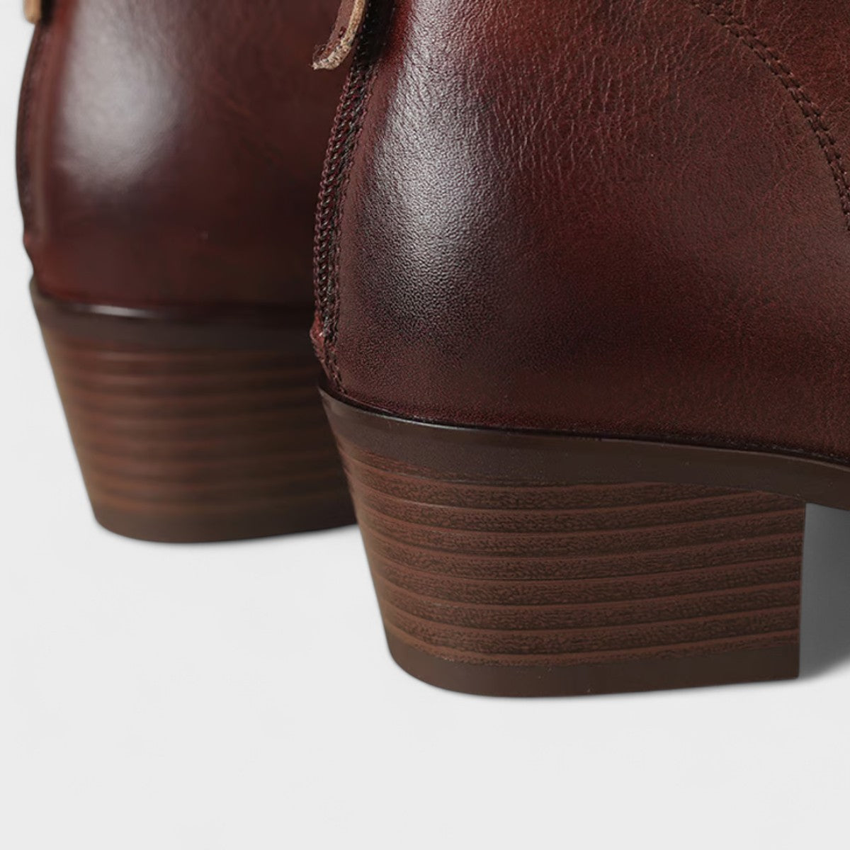 Élise™ - Classic Ankle Boots with Low Heel