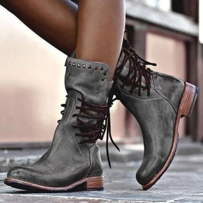 Élise™ – Lace-Up Ankle Boots