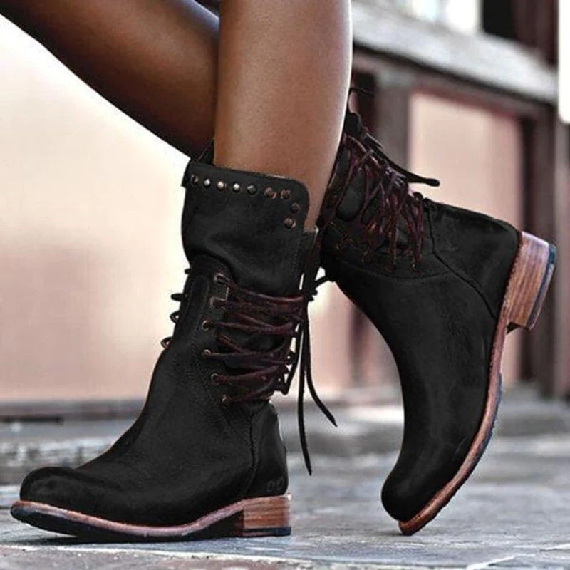 Élise™ – Lace-Up Ankle Boots