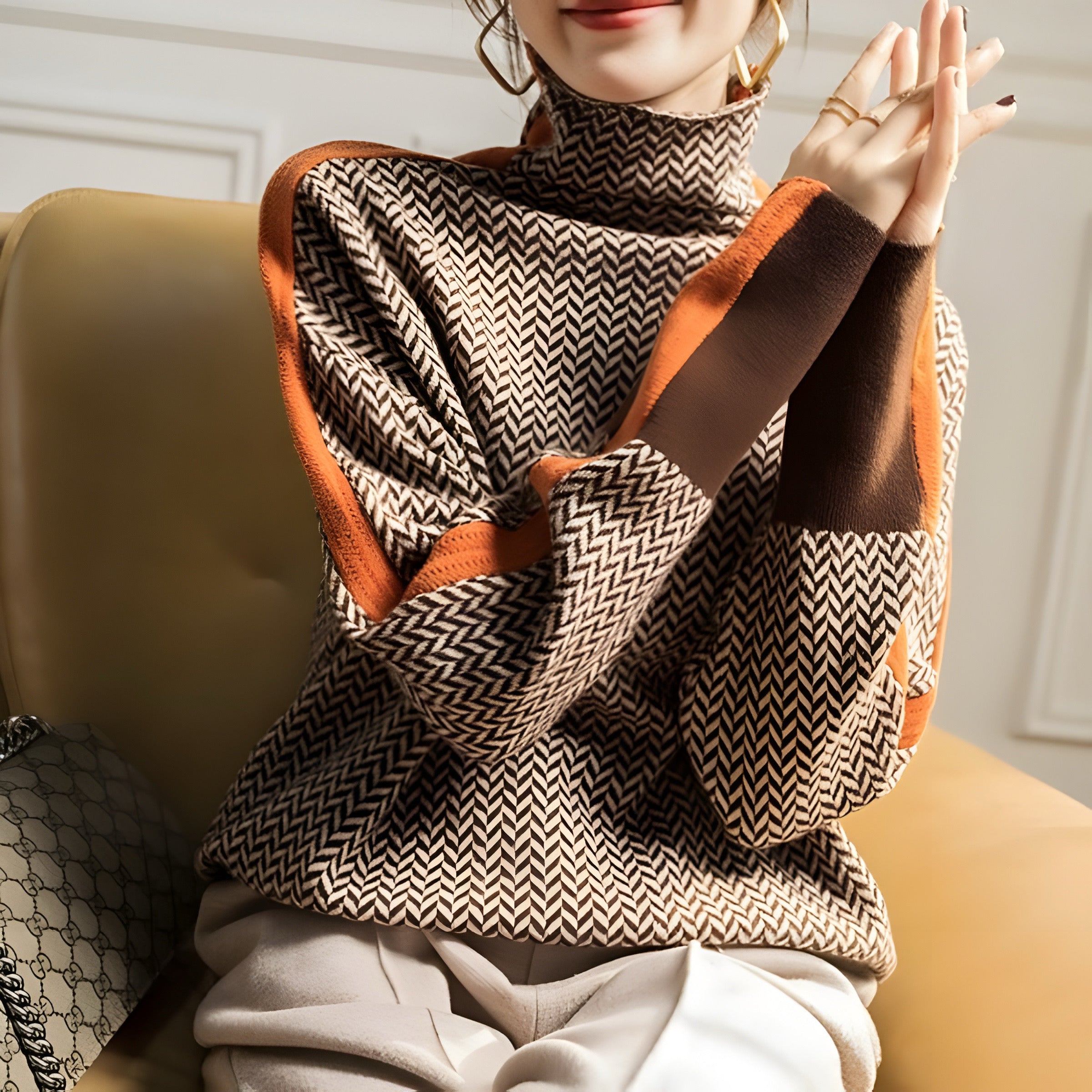 Élise™ | Clara Knit Turtleneck