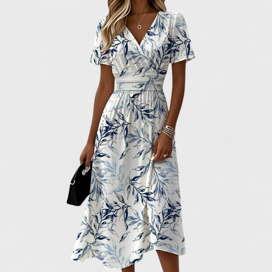 Élise™ - Elegant Floral Dress