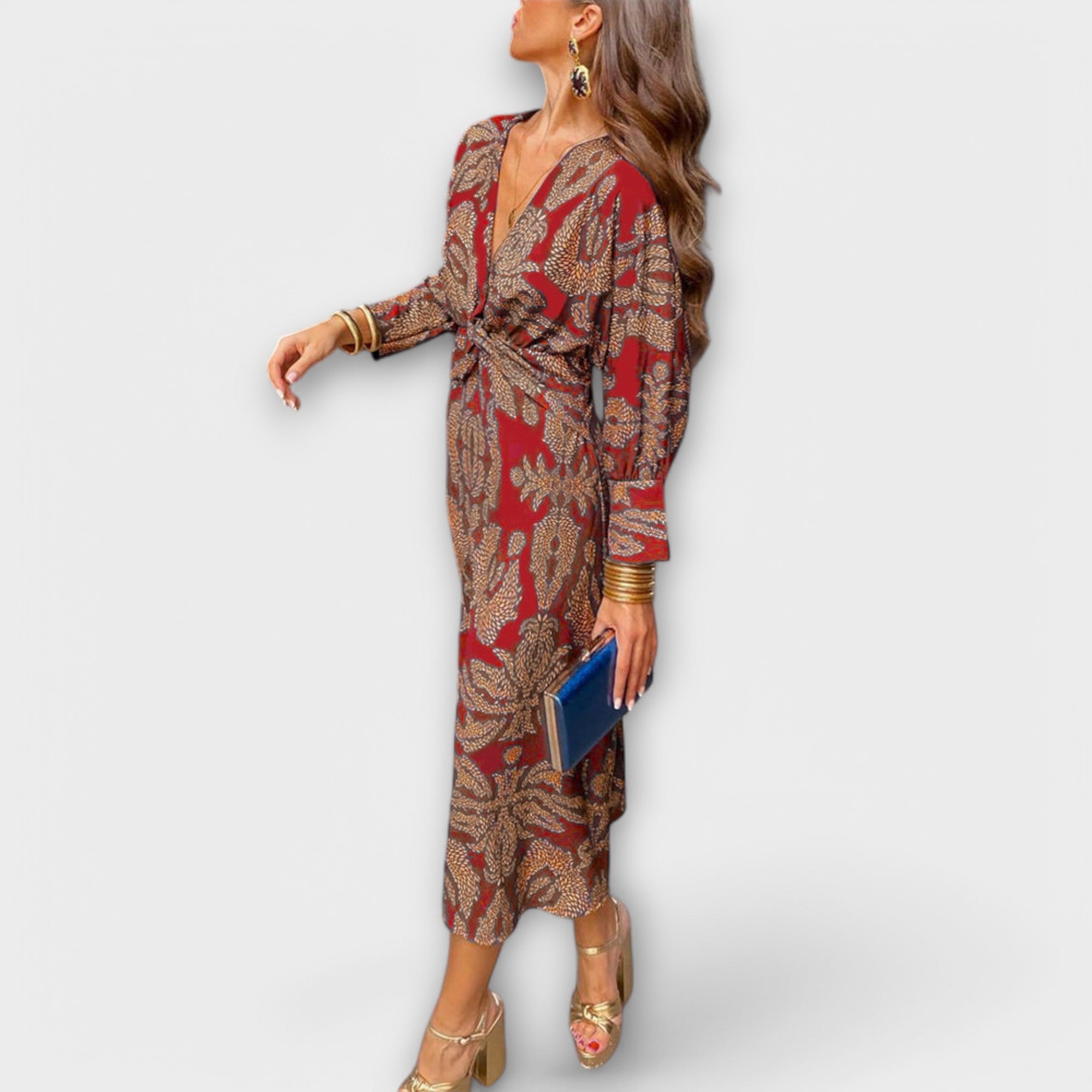Élise™ - Elegant Long Sleeve Dress