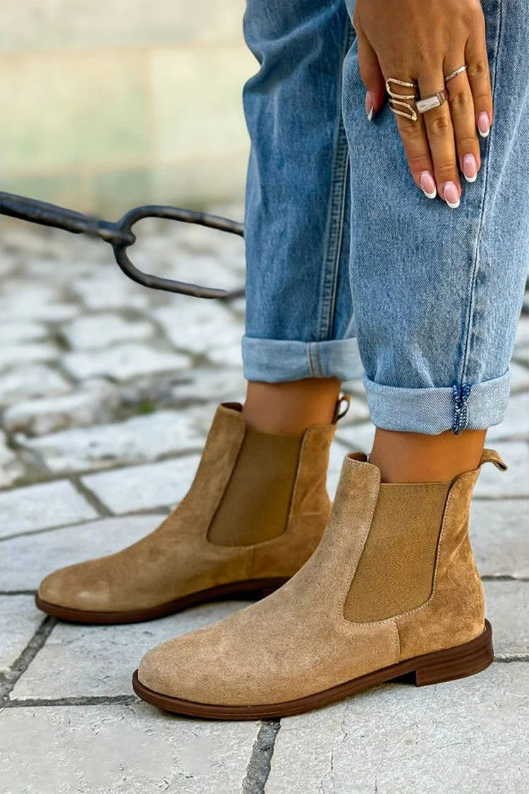Élise™ - Suede Chelsea Boots