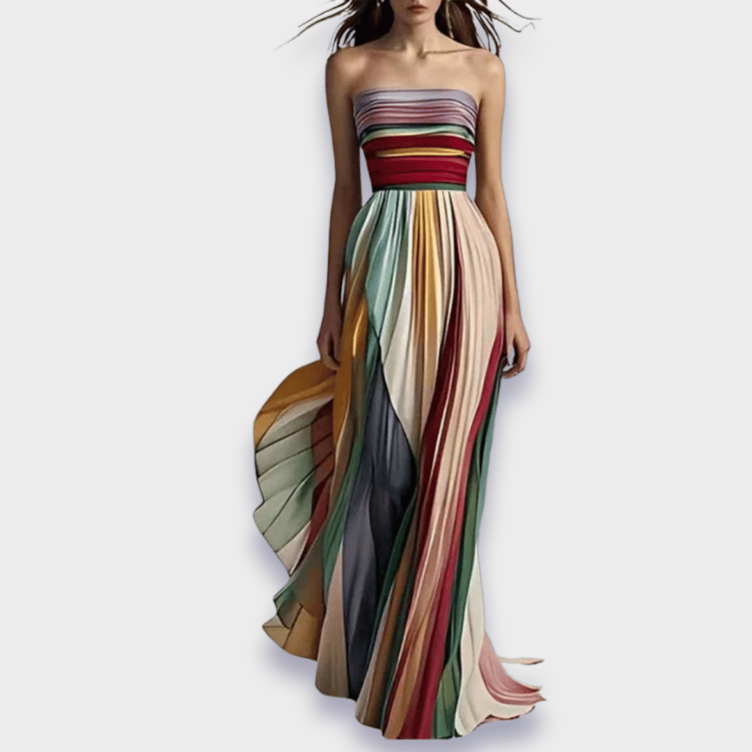 Élise™ - Long Dress in Premium Fabric, Handcrafted