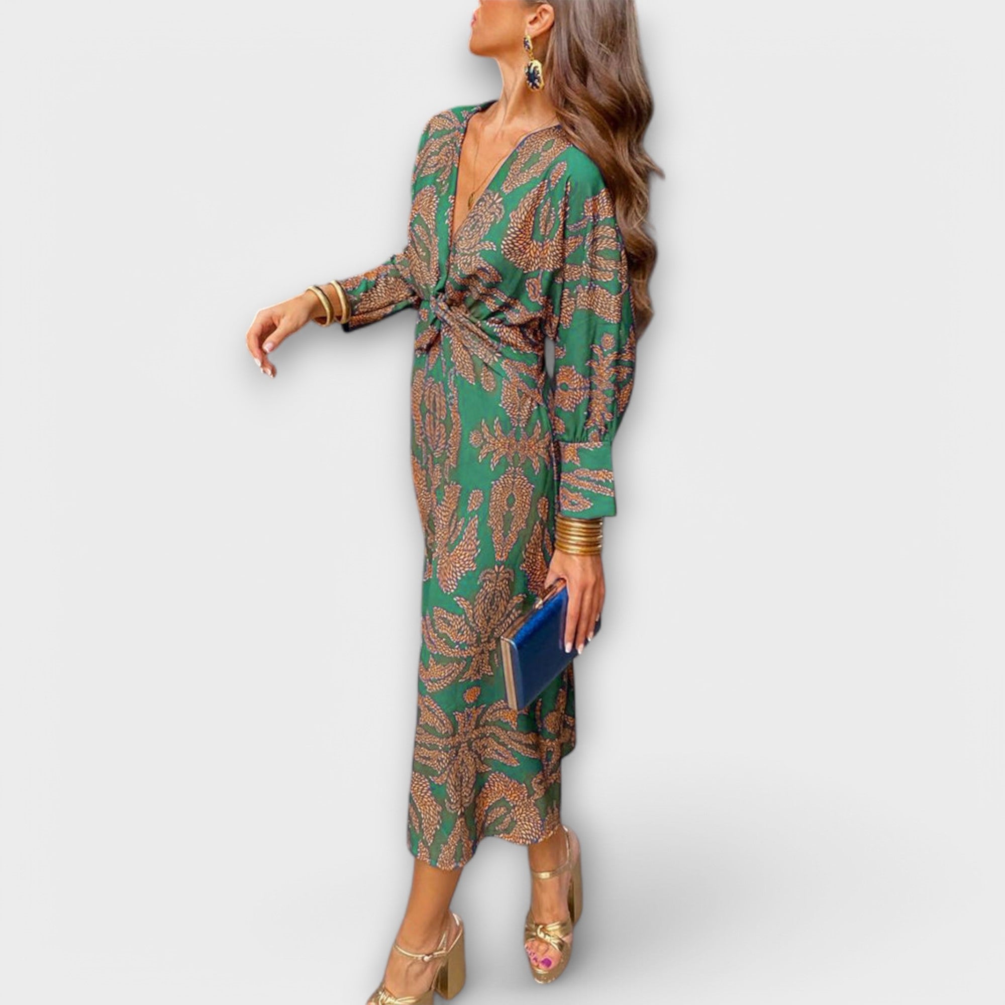 Élise™ - Elegant Long Sleeve Dress