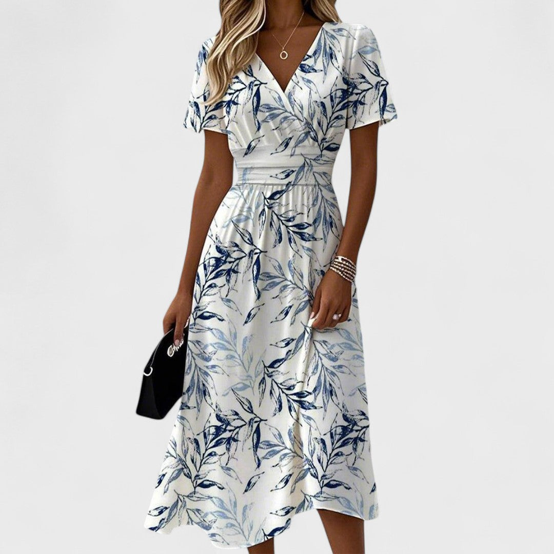 Élise™ - Elegant Floral Dress