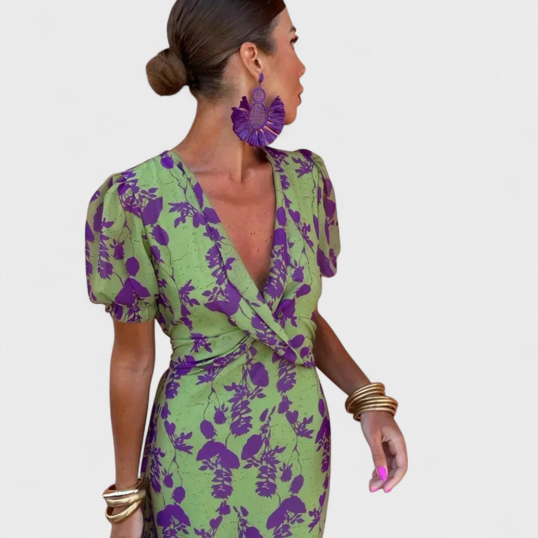 Élise™ - Floral Dress for Valentine's Day