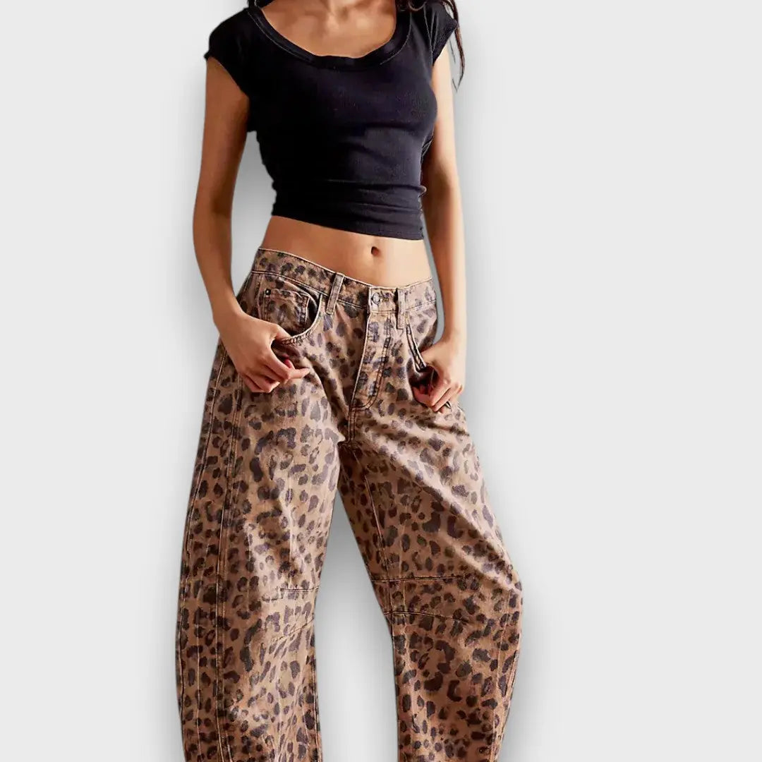Élise™ – Animal Print Trousers