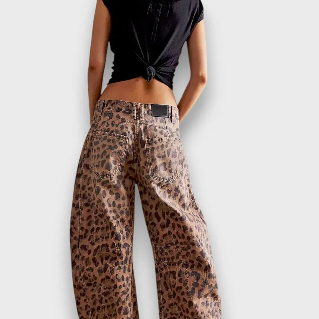 Élise™ – Animal Print Trousers