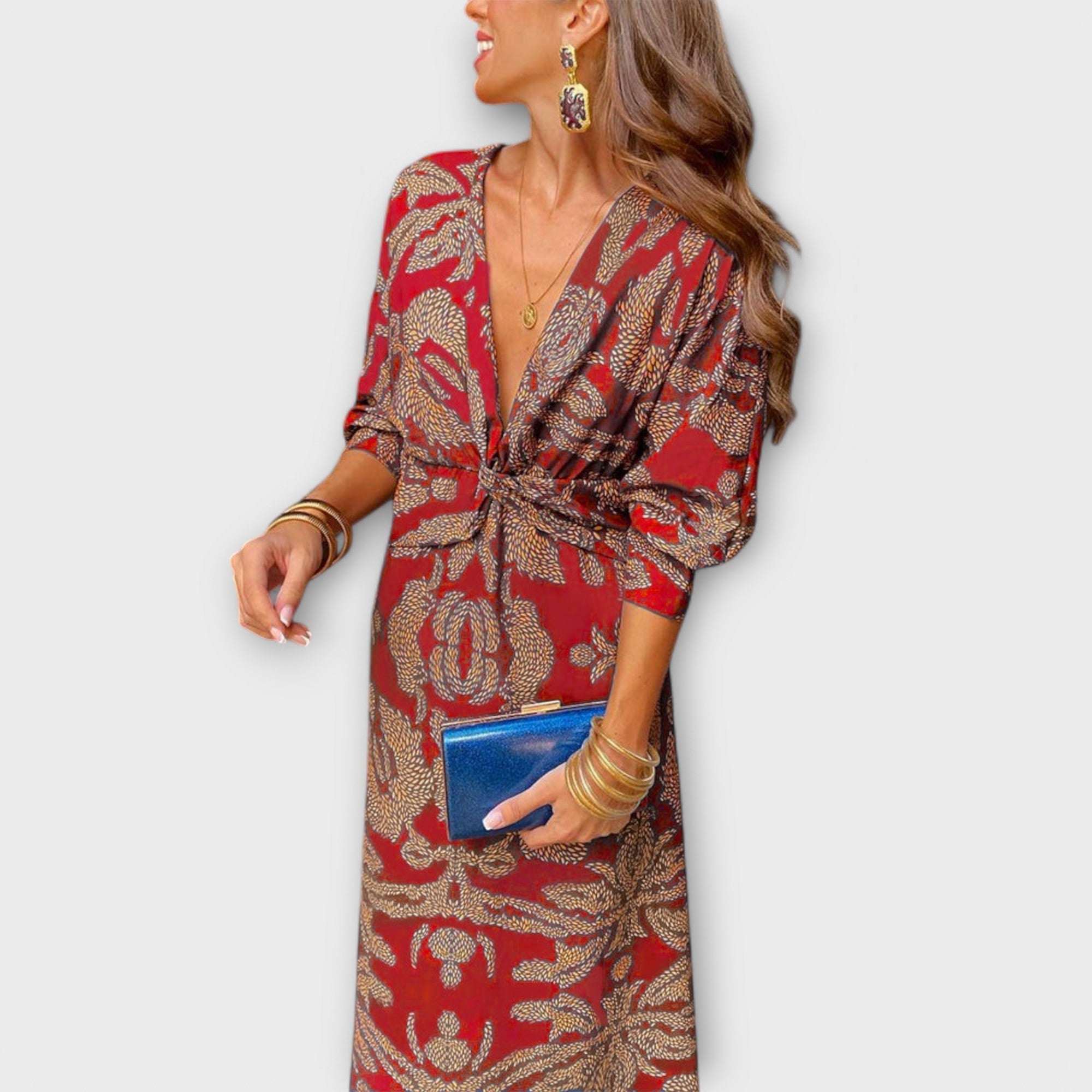Élise™ - Elegant Long Sleeve Dress