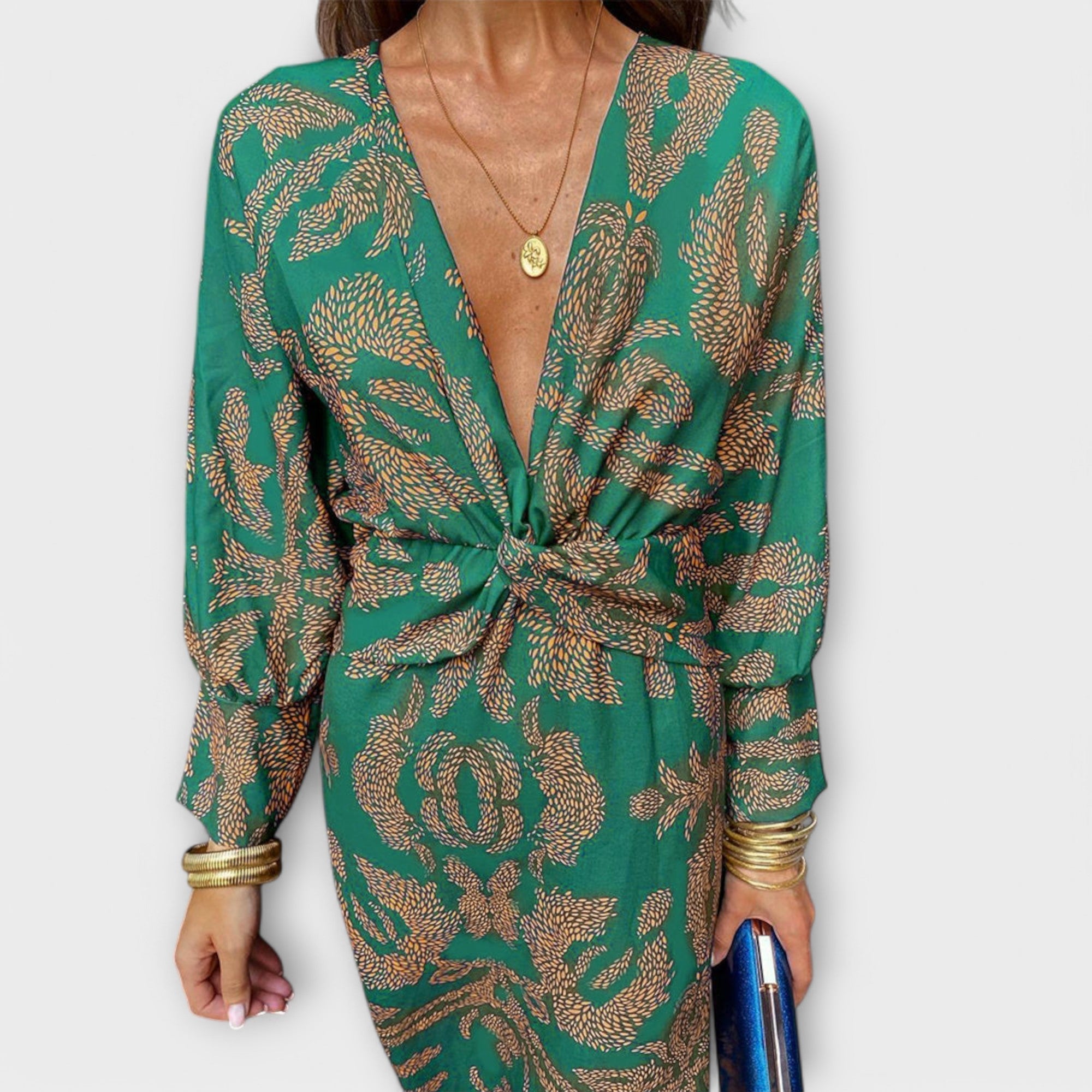 Élise™ - Elegant Long Sleeve Dress