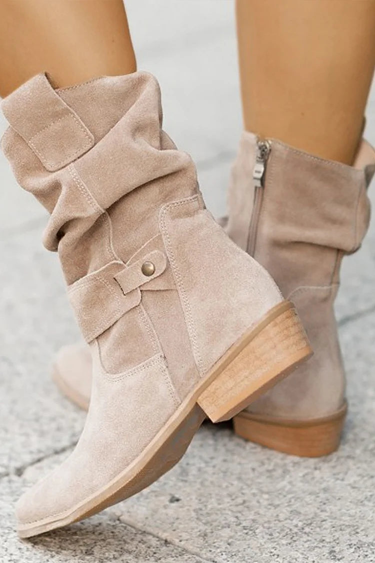 Élise™ - Soft Suede Ankle Boots