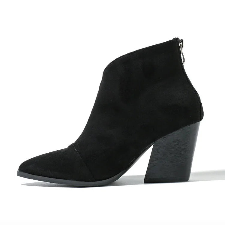 Élise™ - Chic Suede Ankle Boots