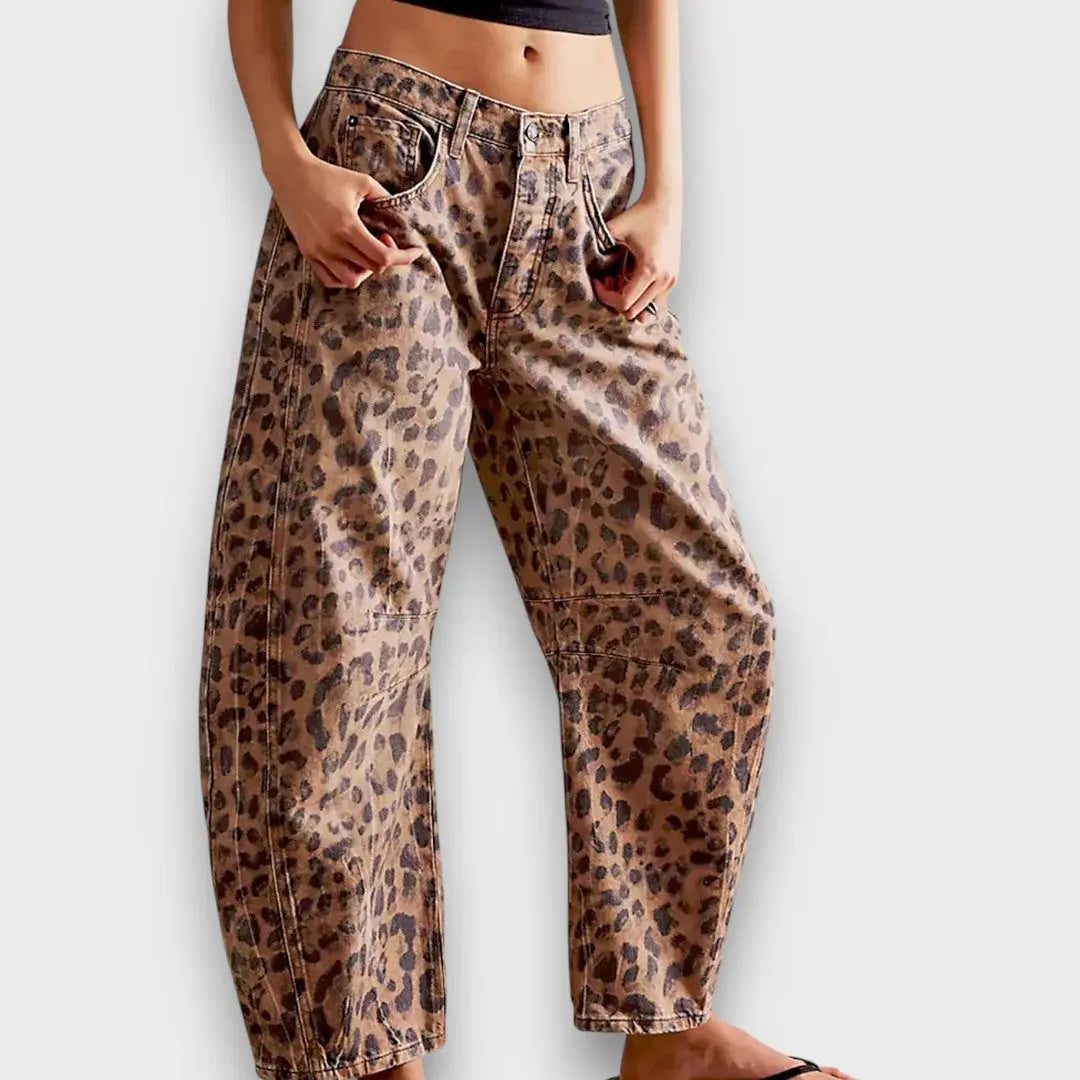 Élise™ – Animal Print Trousers