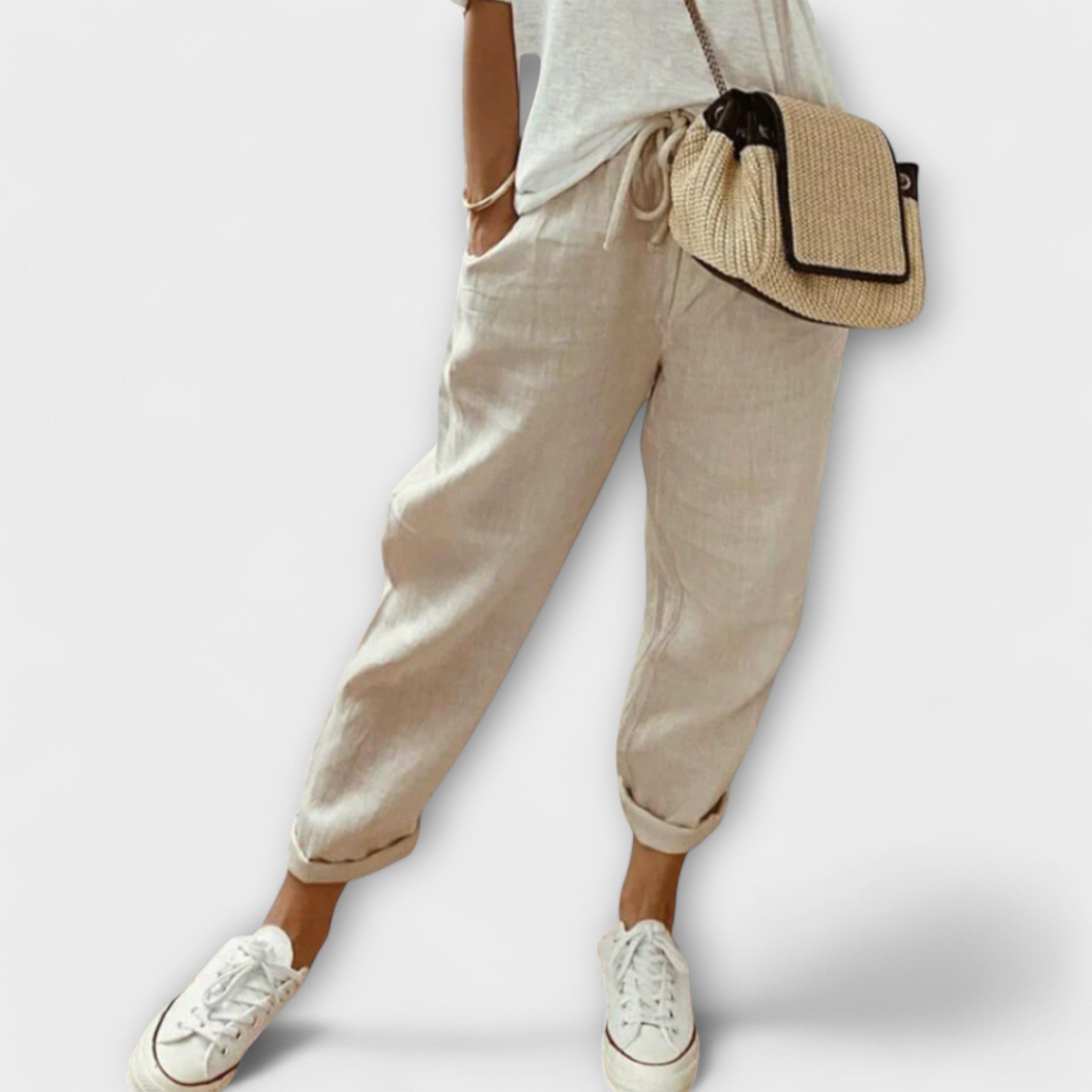 Élise™ - Stylish and Relaxed Linen Trousers