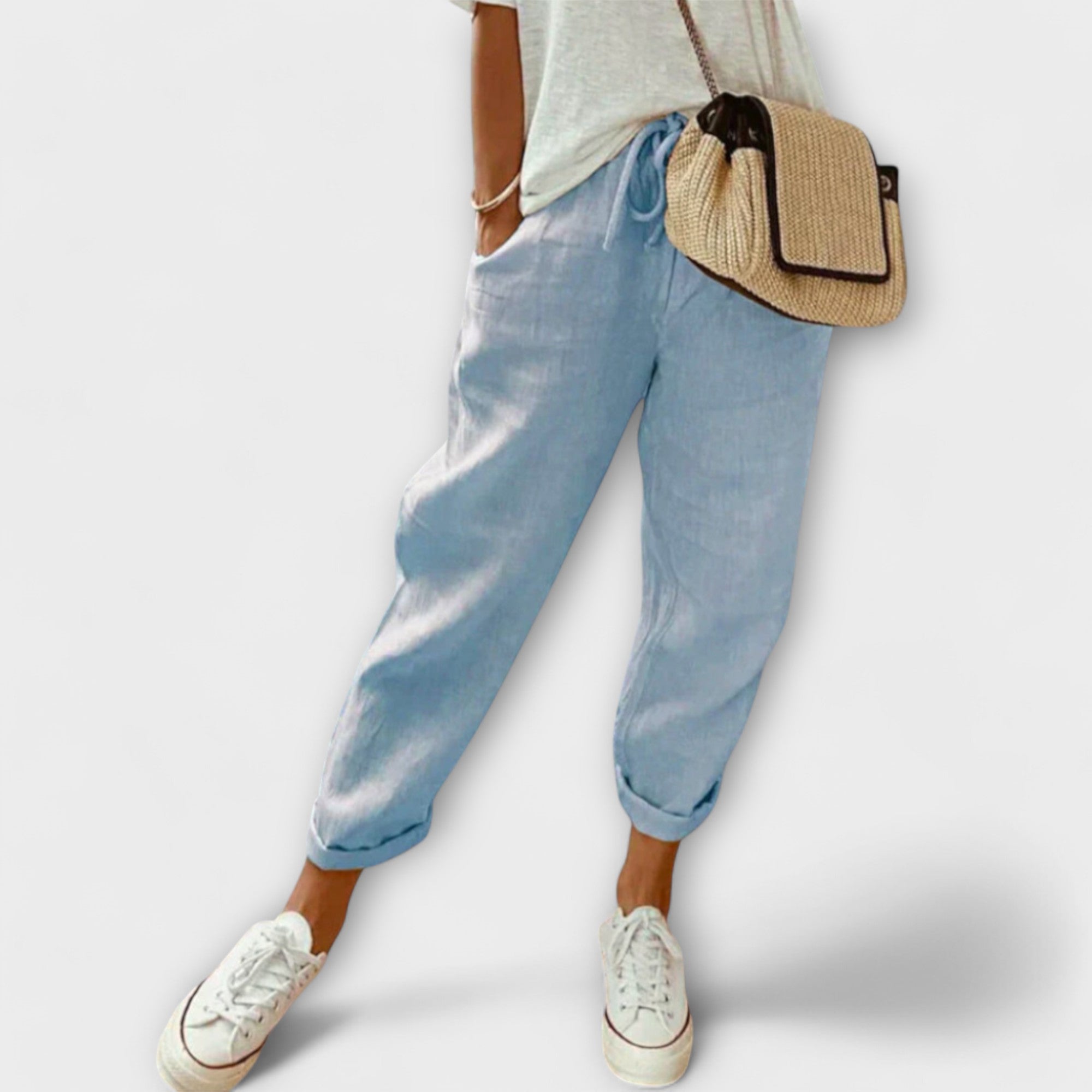 Élise™ - Stylish and Relaxed Linen Trousers
