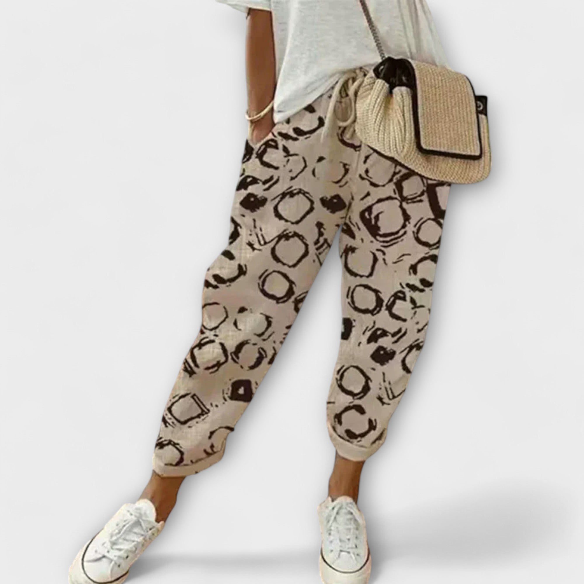 Élise™ - Comfortable Cotton and Linen Trousers