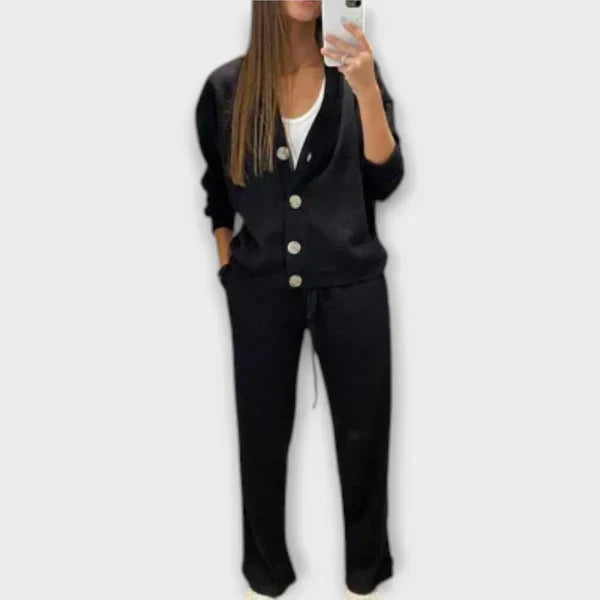 Élise™ Long Sleeve Blouse and Trousers Set