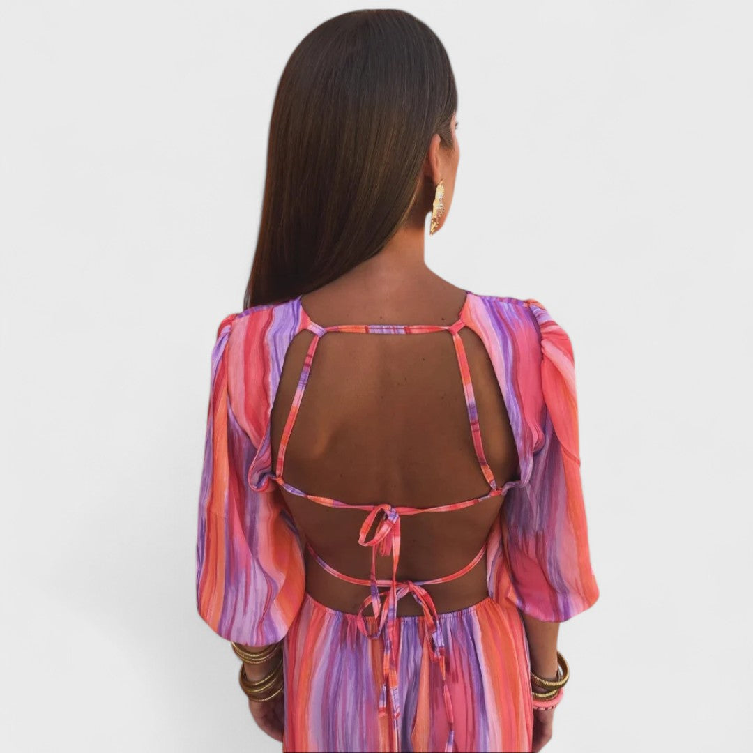Élise™ - Elegant Dress with Cut-Outs