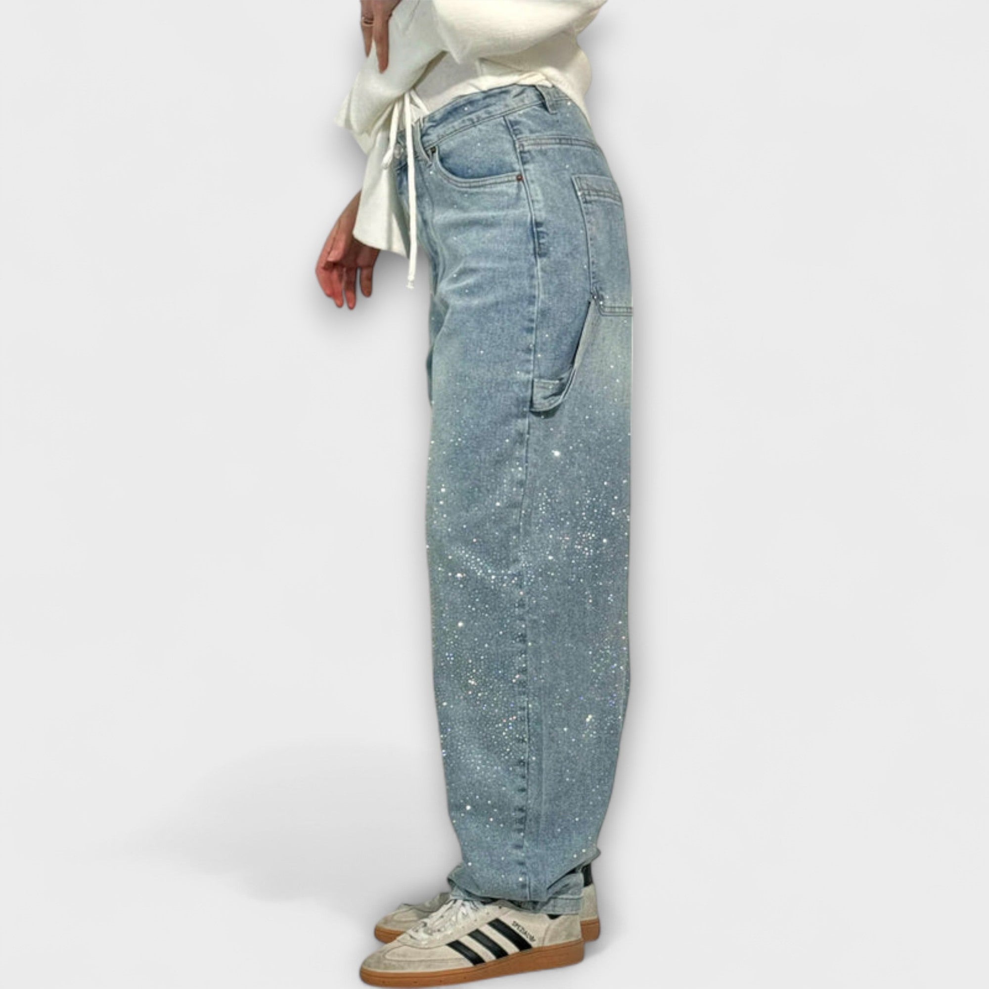 Élise™ - Denim Balloon Carpenter Jeans