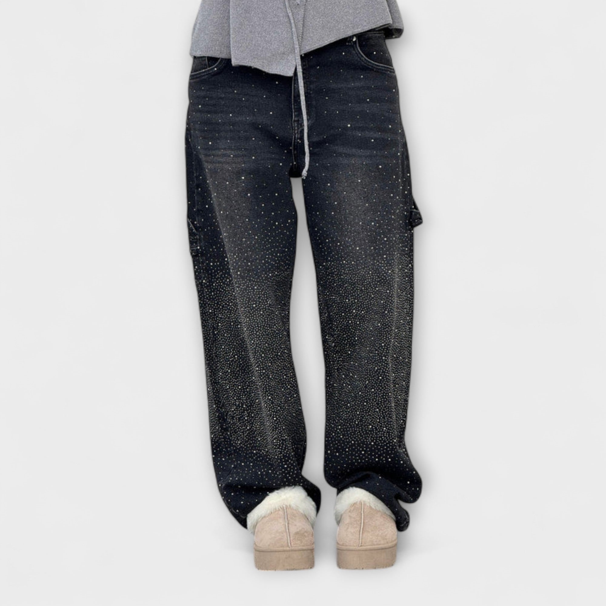 Élise™ - Denim Balloon Carpenter Jeans
