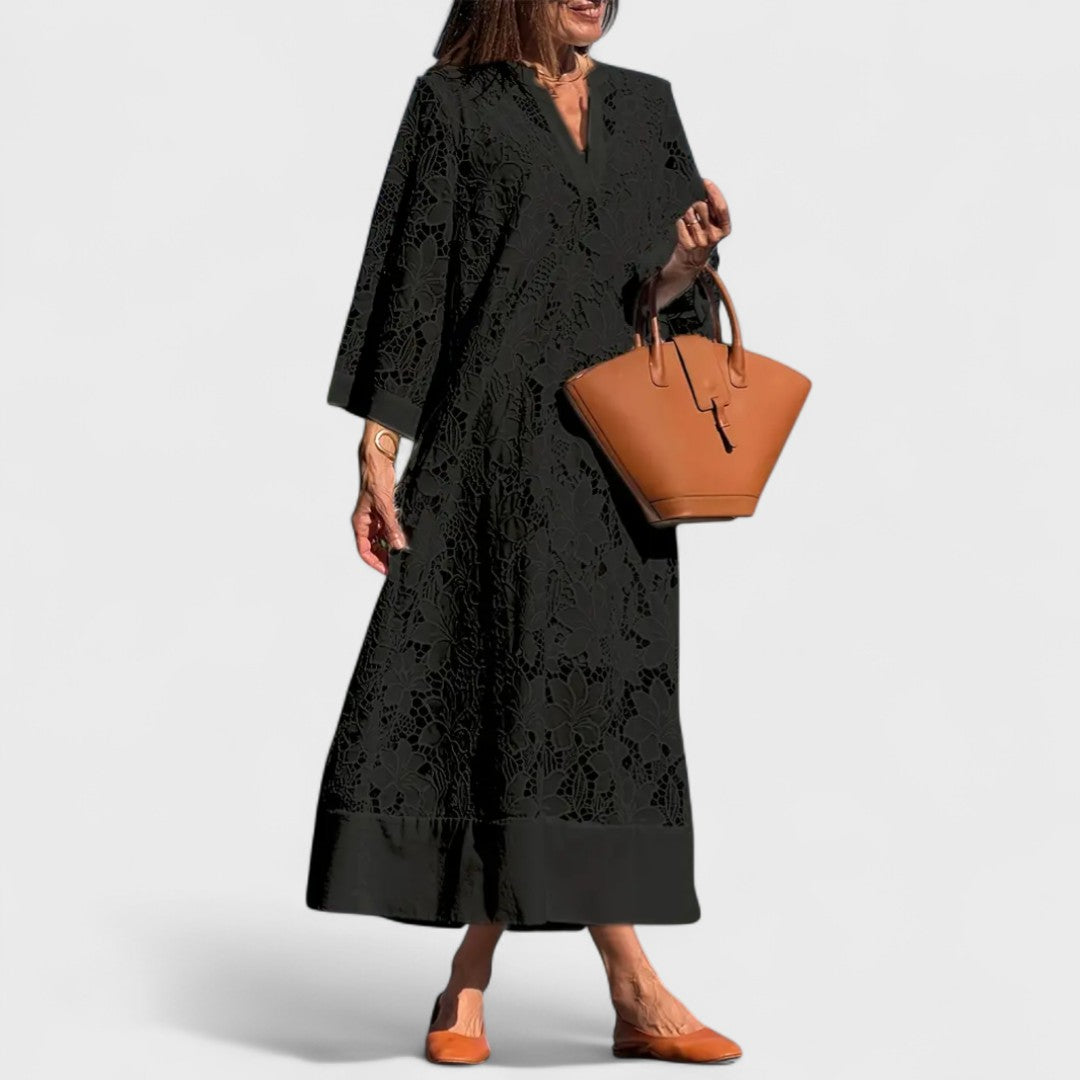 Élise™ - Elegant Summer Dress in Cotton
