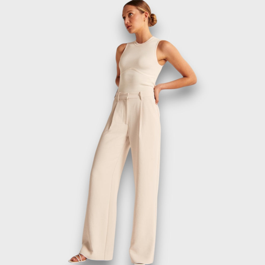 Élise™ – High-Waisted Wide-Leg Trousers