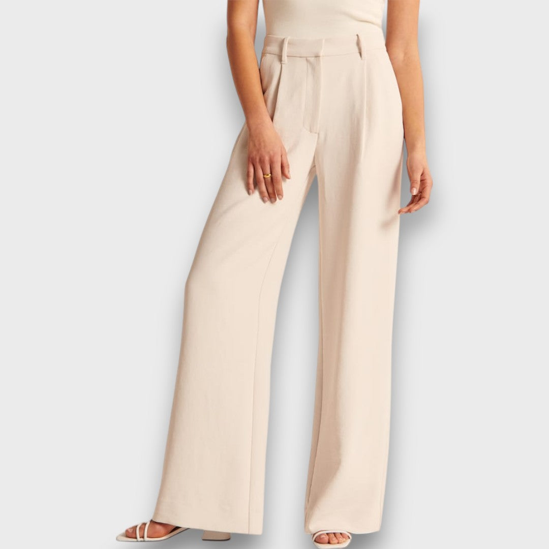 Élise™ – High-Waisted Wide-Leg Trousers
