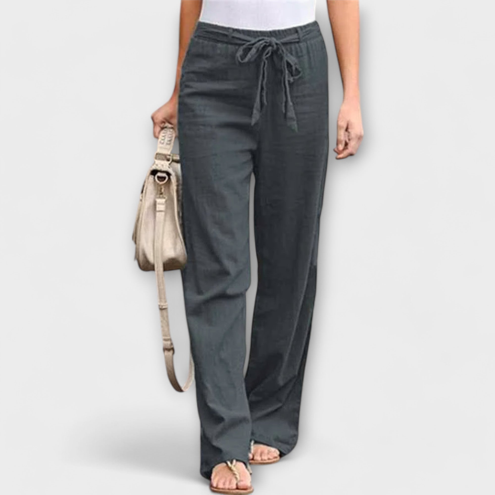 Élise™ - Lightweight Linen Trousers