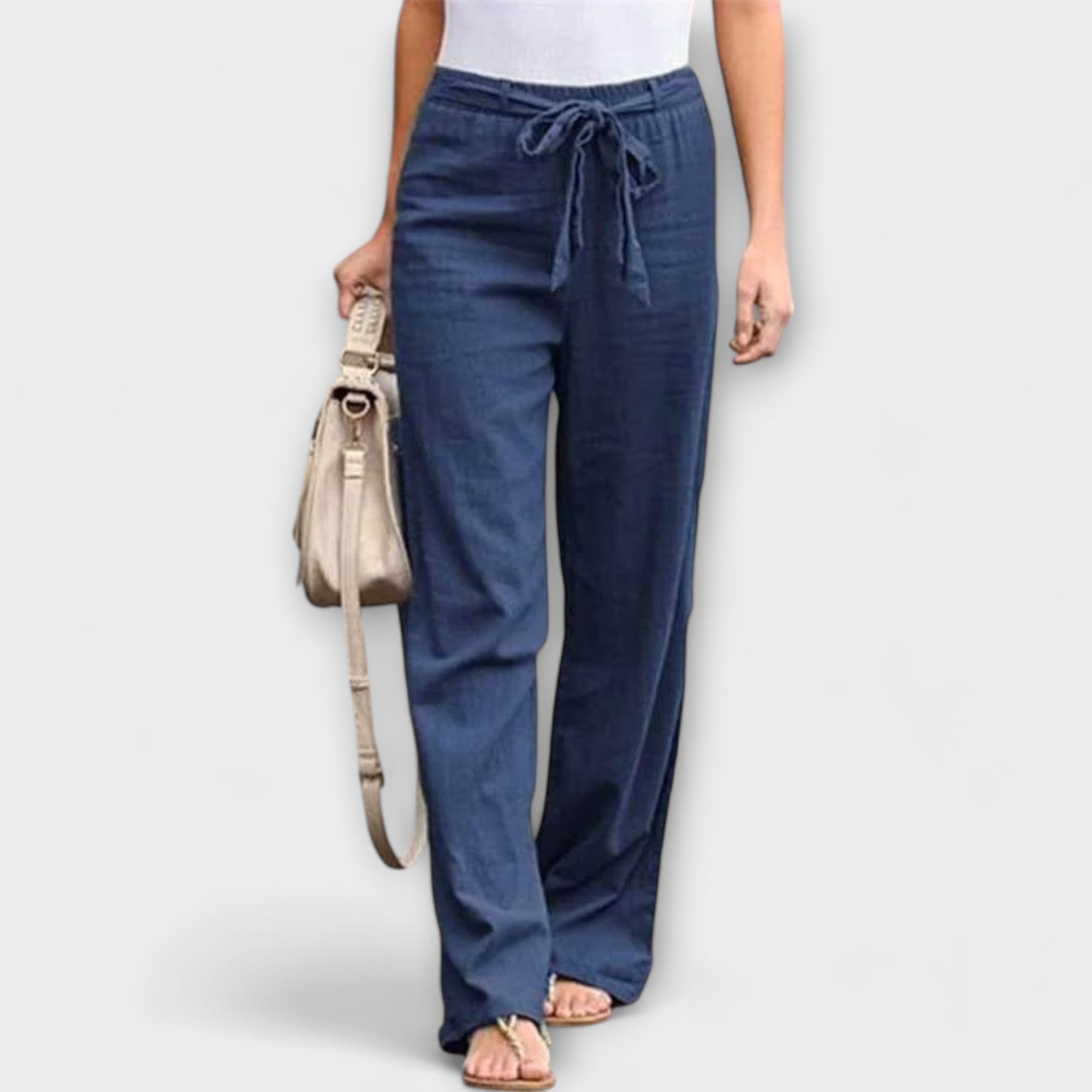Élise™ - Lightweight Linen Trousers
