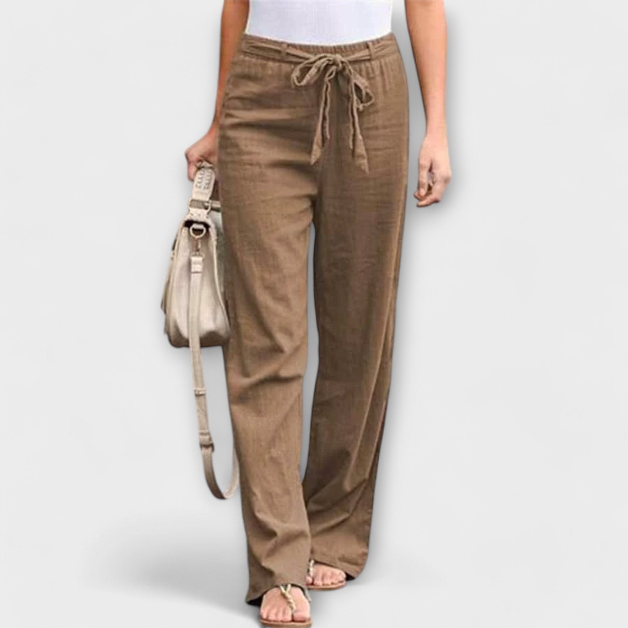 Élise™ - Lightweight Linen Trousers