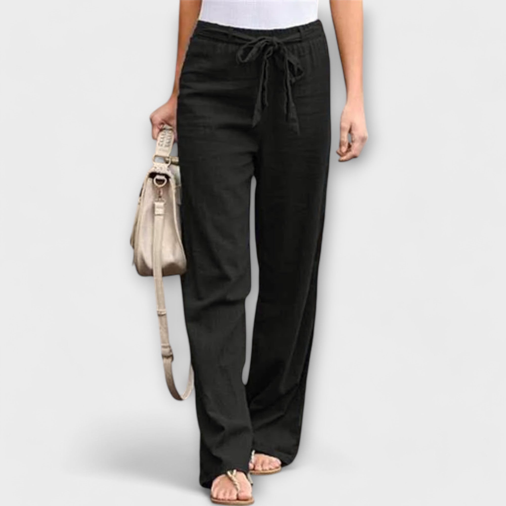 Élise™ - Lightweight Linen Trousers