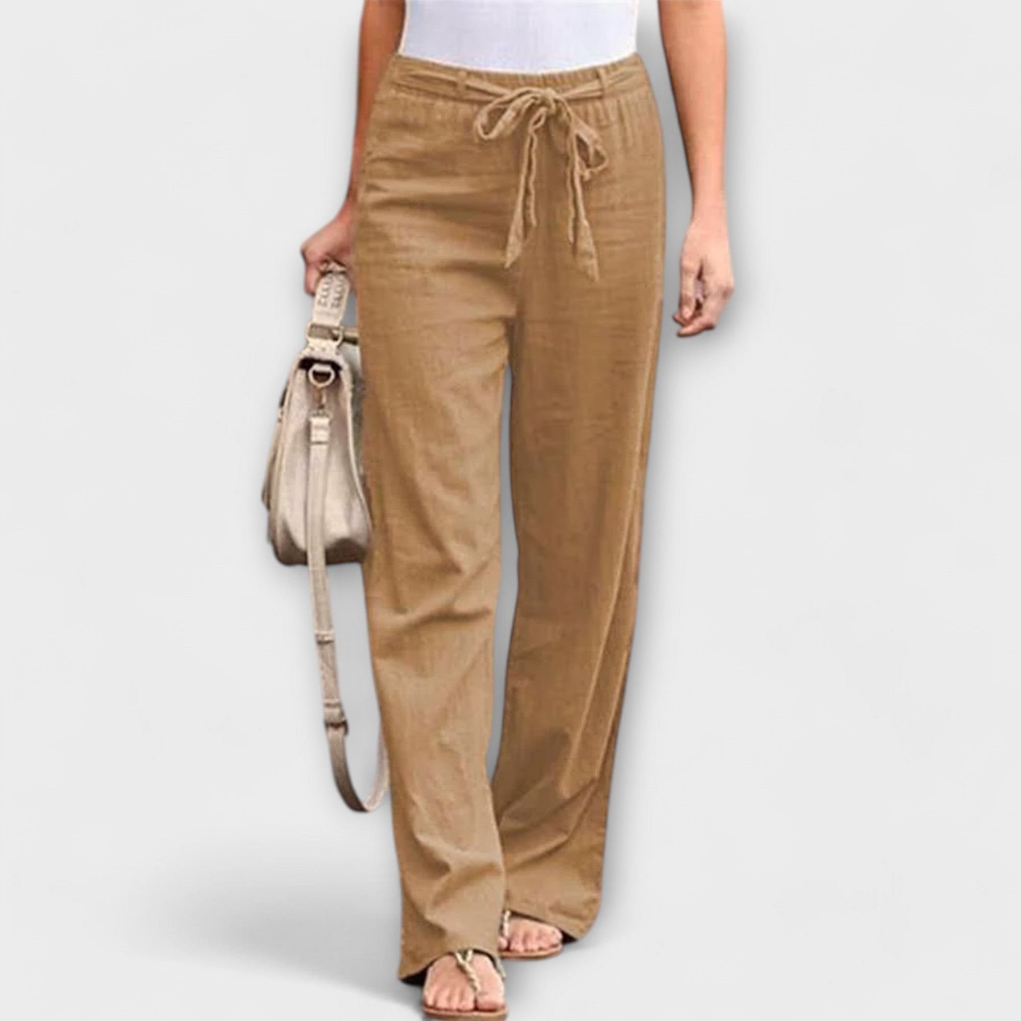 Élise™ - Lightweight Linen Trousers